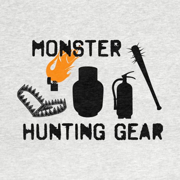 Monster Hunting Gear - Stranger Things by tziggles